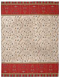 Bassetti OPLONTIS Tagesdecke, Baumwolle, Rot,