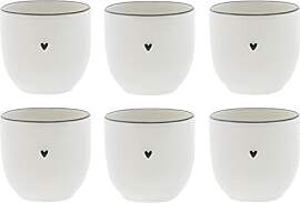 Bastion Collections 6er Set Eierbecher Heart mit