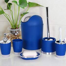 Bathlux, 6-teiliges Badezimmer-Zubehör-Set,