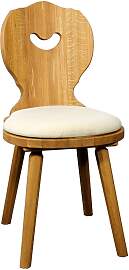 Bauernstuhl Bavaria mit Sitzpolster - Eiche geölt