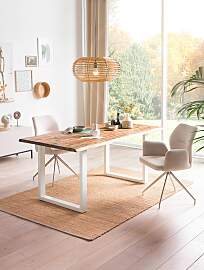 Baumkantentisch SALESFEVER "Tisch mit