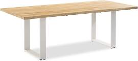 Baumtisch Solid Profilkufe ivory - 280 x 95 cm