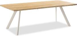 Baumtisch Solid Stativprofil ivory - 280 x 95 cm