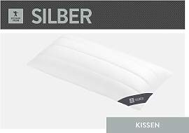 Baumwollkissen SPESSARTTRAUM "Silber",
