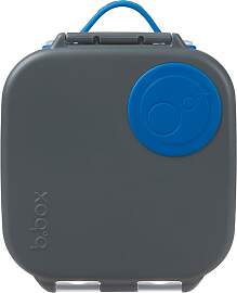 B.Box Mini Lunchbox Pausenbox Grey Blue 1 St.