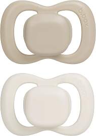 B.Box Natural Rubber 6m+ Schnuller Vanilla/Latte 2 