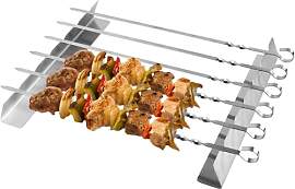 BBQ Schaschlikspieße Edelstahl Grillspieße