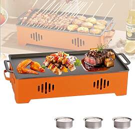BBQ Warmhalteplatte Teelicht, Speisenwärmer für