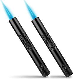 Bbsisgo 2 Stück Sturmfeuerzeug, 15,2cm Gas