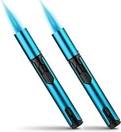 Bbsisgo 2 Stück Sturmfeuerzeug, 15,2cm Gas