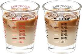 BCnmviku 30ml Shotgläser,Messbecher Klein mit