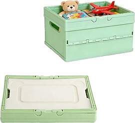 Bcuuozeeing Kleine Klappbox mit Deckel -