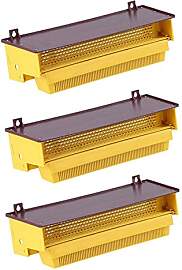 Bdfhjln 3 x Kunststoff-Pollenfalle Bienen für