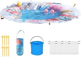 Beach Puddle Pool, 2 In 1 Kiddie Pool Und