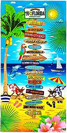 Beachland Florida Strandtuch, 76,2 x 152,4 cm,