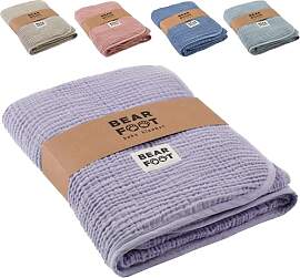 BEARFOOT Babydecke - Musselin Fleecedecke