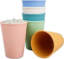 Becher Set, Wiederverwendbare Trinkbecher für