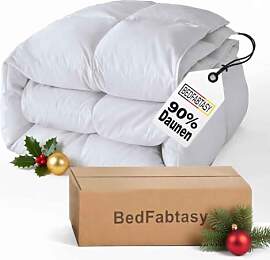 BedFabtasy Daunendecke 240x220cm, 90% Daunen und