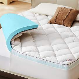 BEDLORE Mattress Topper 160 × 200 cm, Mattress
