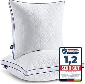 BedStory Kopfkissen 80x80, 2er Set Kissen 80x80