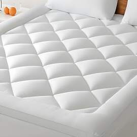 BedStory Matratzen Topper 140 x 200 cm Weiß,