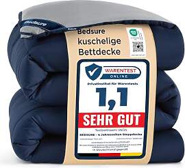 BEDSURE Bettdecke Ohne Bezug 155x220 - Bettdecke