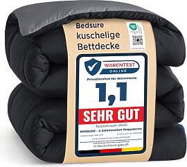BEDSURE Bettdecke Ohne Bezug 155x220 - Bettdecke