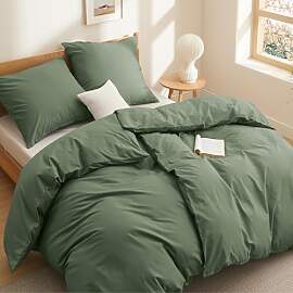 BEDSURE Bettwäsche 135x200 Baumwolle 4teilig -