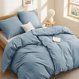 BEDSURE Bettwäsche 135x200 Baumwolle 4teilig -