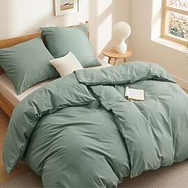 BEDSURE Bettwäsche 135x200 Baumwolle 4teilig -