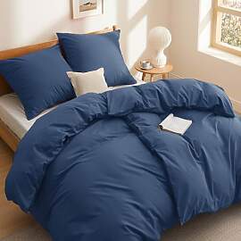 BEDSURE Bettwäsche 135x200 Baumwolle 4teilig -