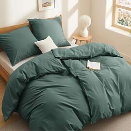 BEDSURE Bettwäsche 135x200 Baumwolle 4teilig -