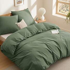 BEDSURE Bettwäsche 200x200 Baumwolle