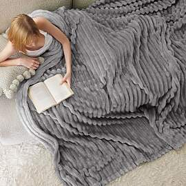 BEDSURE kuscheldecke 220x240 für Zimmer Deko -