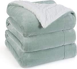 BEDSURE Kuscheldecke - Warm Sherpa Wolldecke & 