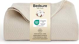 BEDSURE Tagesdecke 100% Baumwolle Kuscheldecke