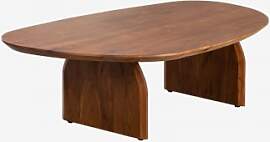 Bedum Couchtisch 135x80 Cm Aus Holz Esche Braun -