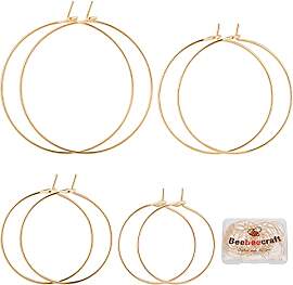Beebeecraft 40 Stück Weinglas-Charm-Ringe In 4