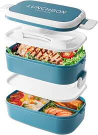 Beeptrum Bento Lunch Box stapelbar, 1400ml
