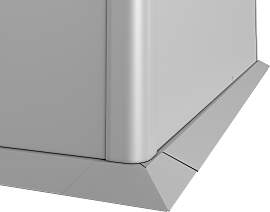 Beetumrandung BIOHORT "B130932", silber