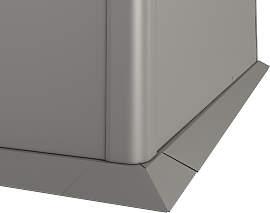 Beetumrandung BIOHORT "B180930", grau