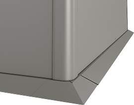 Beetumrandung BIOHORT "B180932", grau