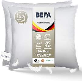 BEFA NATUR Made in Germany Feder/Daunenkissen