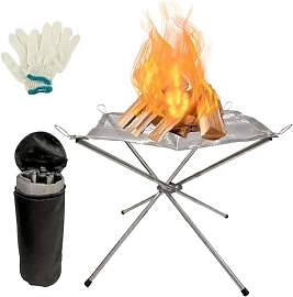 BeGrit Tragbare Feuerstelle 55cm Feuerschale