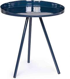Beistelltisch Anchita aus Metall, modern, rund,