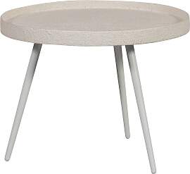 Beistelltisch Bounds aus Metall und Holz, rundes