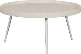 Beistelltisch Bounds aus Metall und Holz, rundes