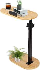 Beistelltisch C Form 360° Rotierbarer und