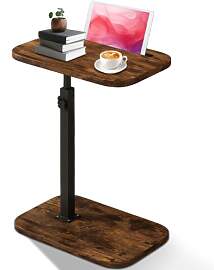 Beistelltisch C Form, 360° Rotierbarer und
