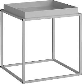 Beistelltisch Cambridge 40x40x44cm - grau